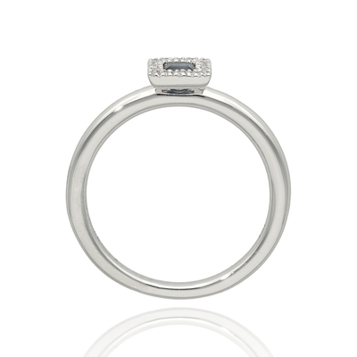 Frank Trautz fehér arany gyűrű 52-es méret (1-07902-52-0793/52)